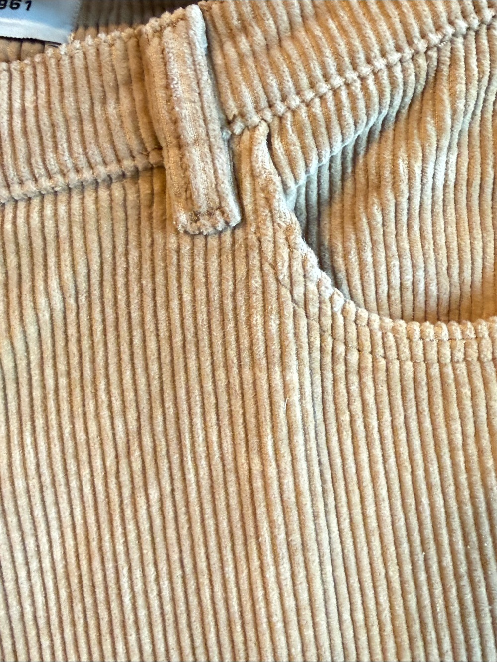 DL1961 Zoie Wide Leg Corduroy Pants Amaretti Size 28 NWOT - Picture 4 of 7